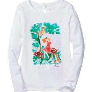 Pre-owned Kate Spade Woodlands Fairytale Tee
